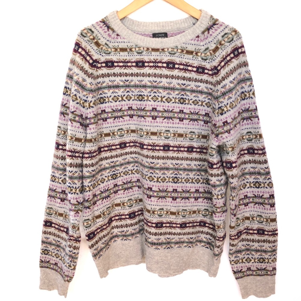 J. Crew Crew Lambswool Crewneck Sweater XL